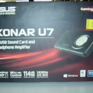 ASUS Xonar U7 7.1 USB Sound Card and Headphone Amplifier Compact and Portable